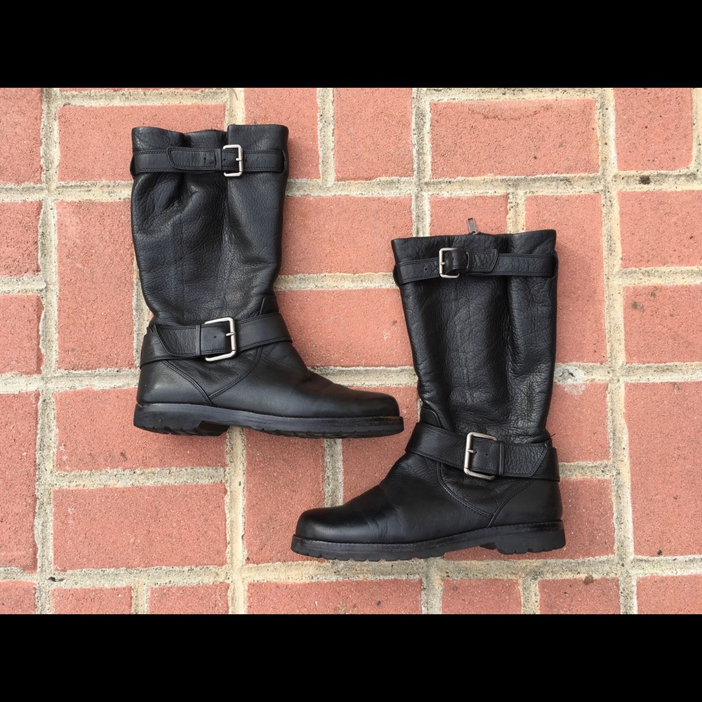 Gentle Souls Buckled Up Leather Boots